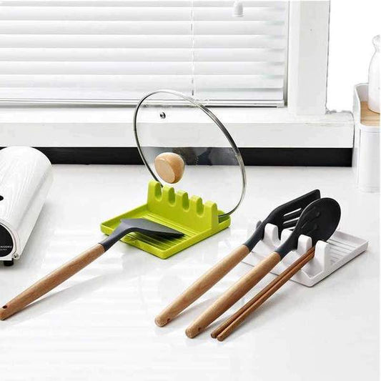 4 Slot Spatula and Lid Holder for Kitchen (PACK OF 2)